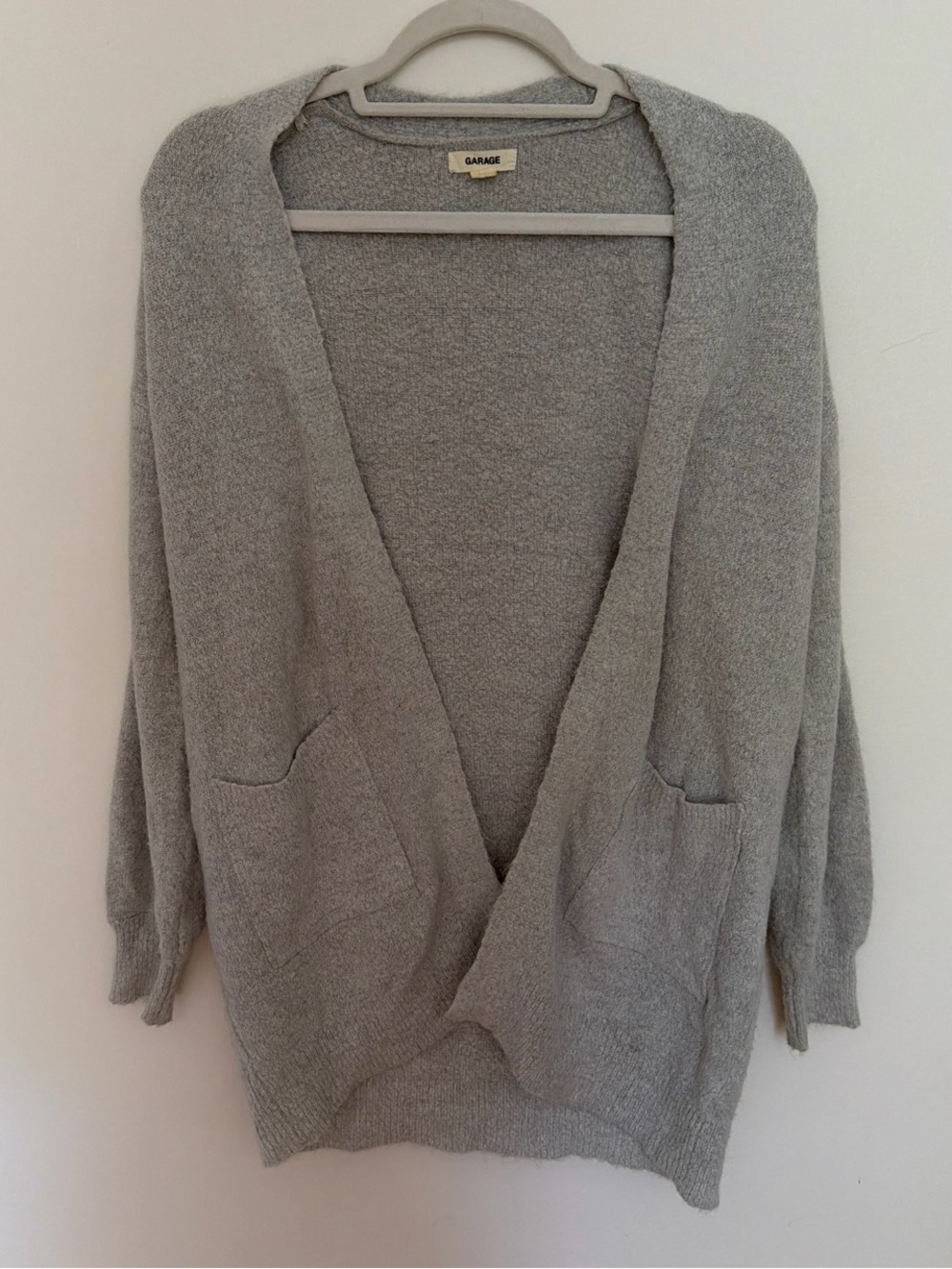 Garage Oversized Open Front Cardigan | Size Small